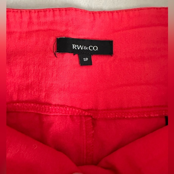 RW&Co. Red Pencil Skirt - Picture 4 of 4